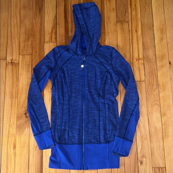 Lululemon Daily Practise Jacket Sapphire Space Dye - Picture 2 of 10